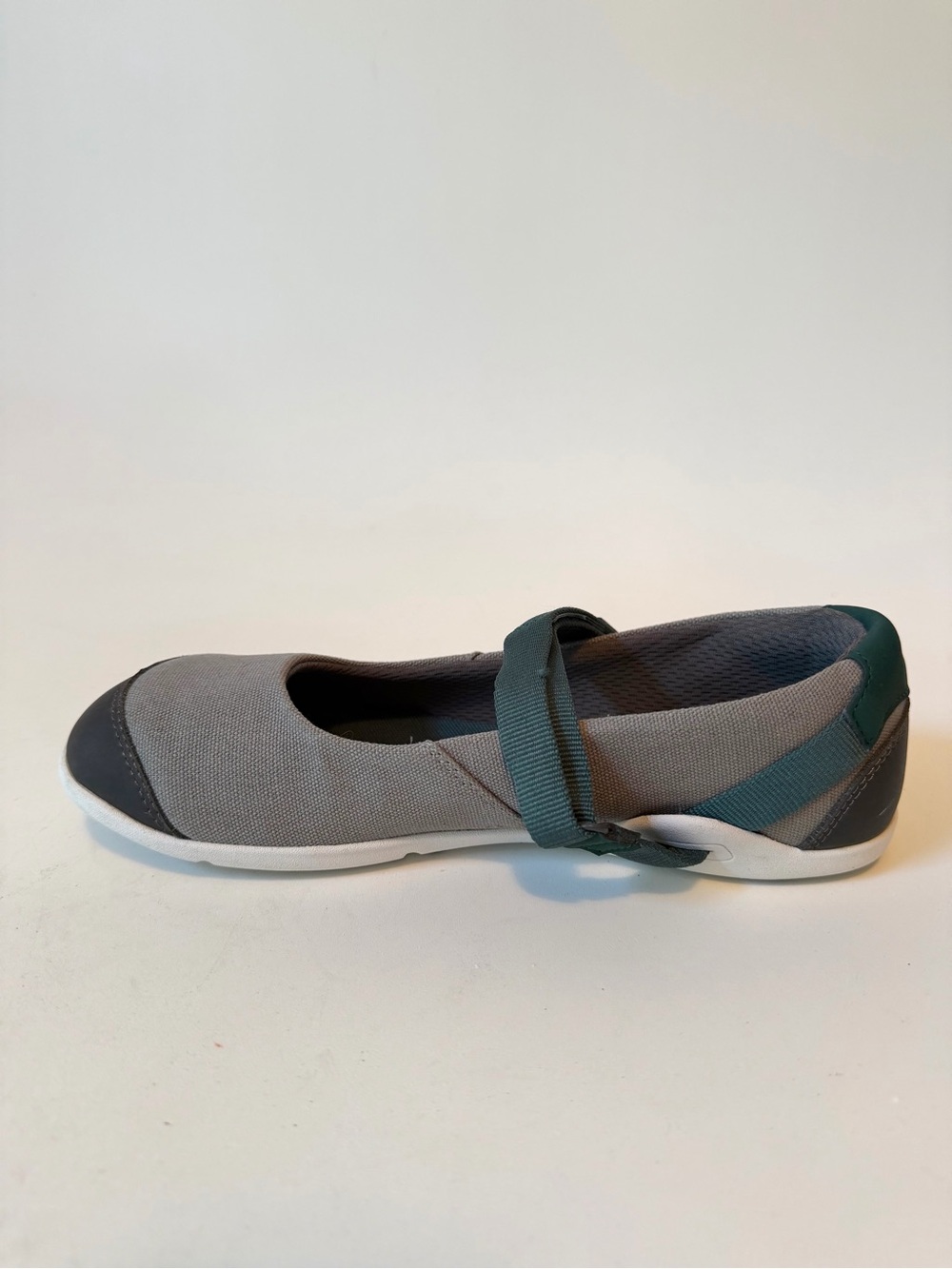 Xero Cassie Teal Mary Jane Flats Loafers Hemp Canvas Barefoot Shoe Womens Size 9 - Picture 9 of 16